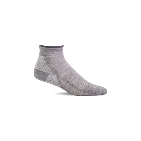 Sockwell Womens Plantar Sport Firm Compression Quarter Socks  -  Small/Medium / Gray