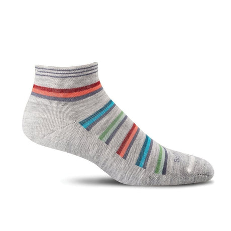 Sockwell Womens Sport Ease Bunion Relief Quarter Socks  -  Small/Medium / Gray