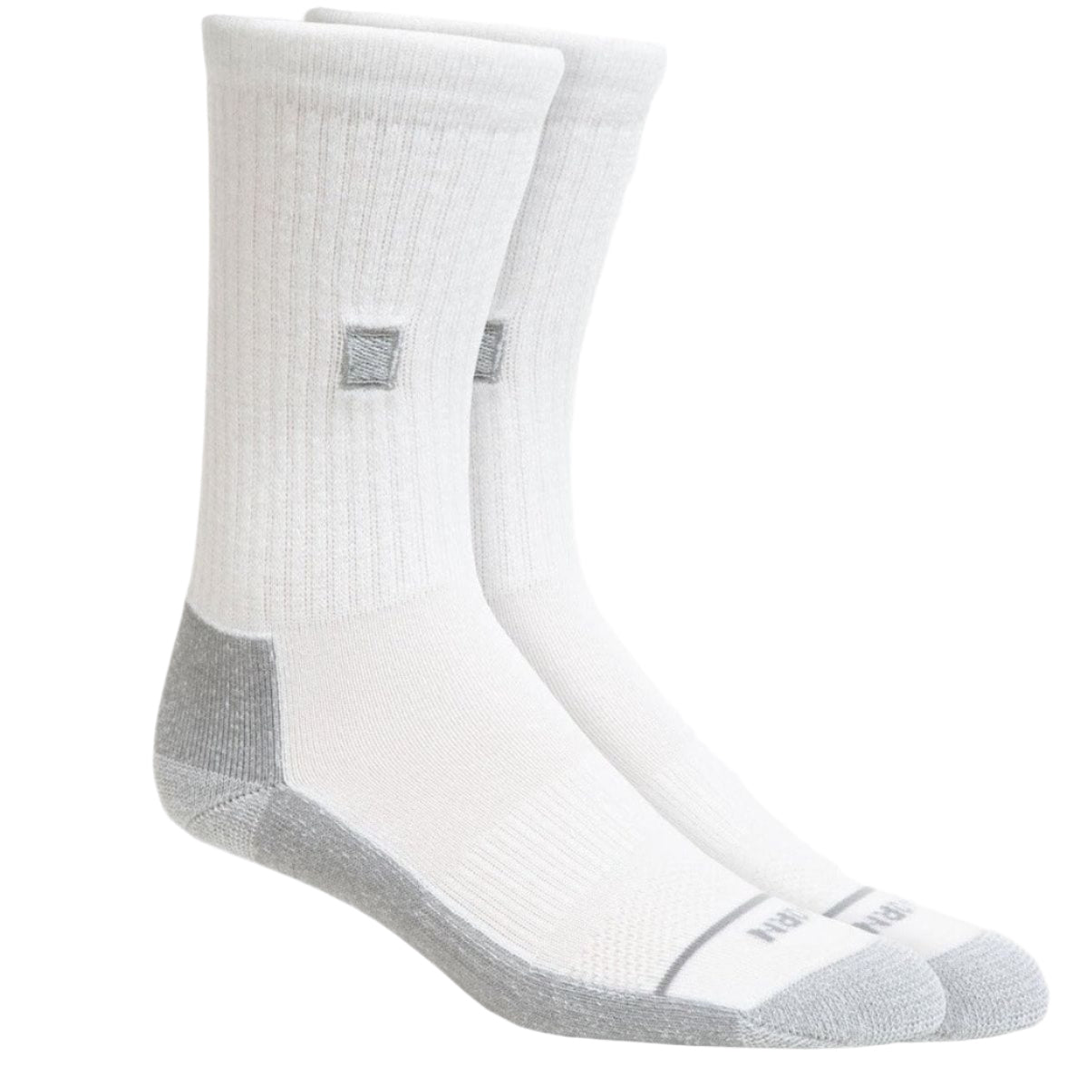 WORN Everyday Enhanced Crew Socks  -  Large / White