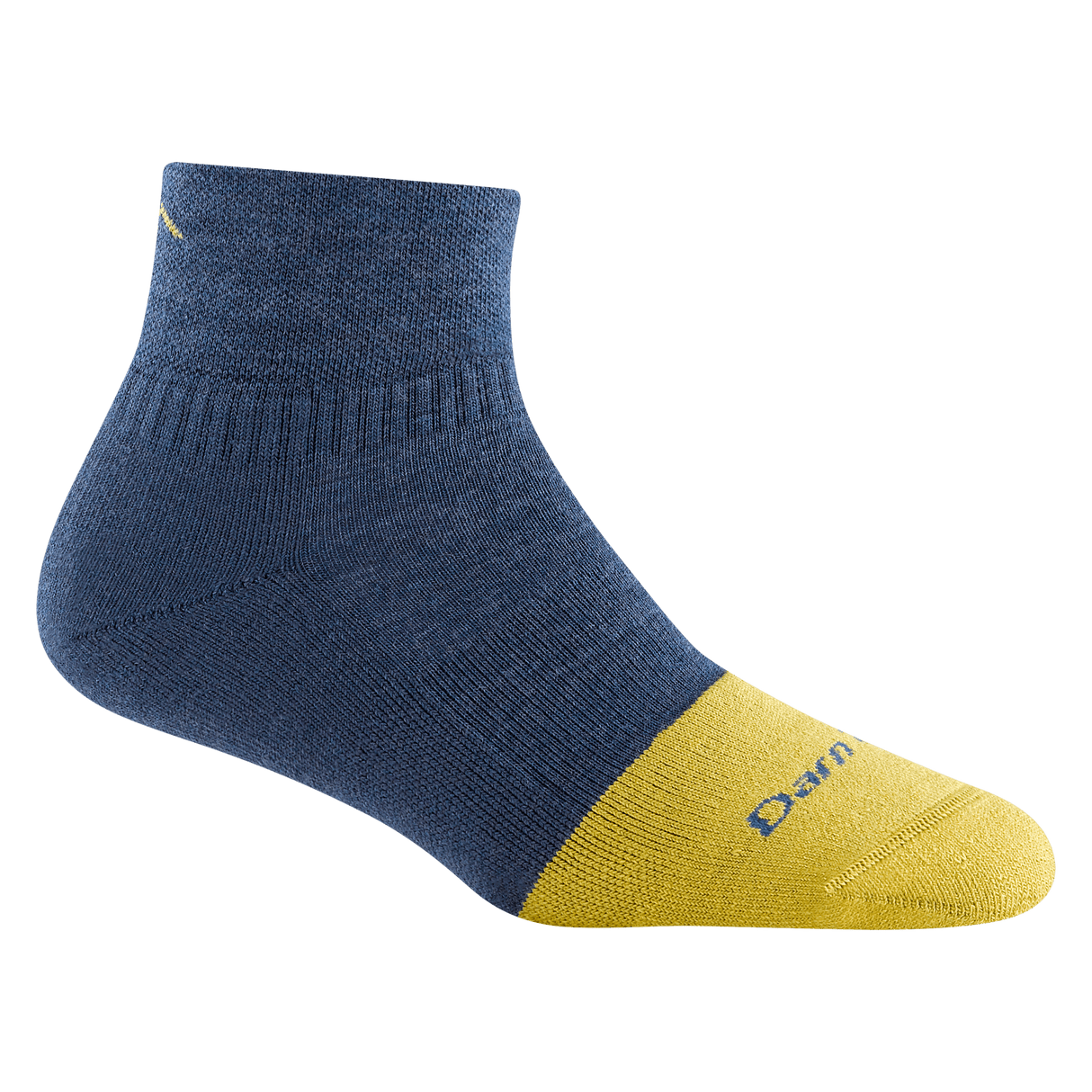 Darn Tough Womens Steely Quarter Midweight Work Socks  -  Small / Indigo
