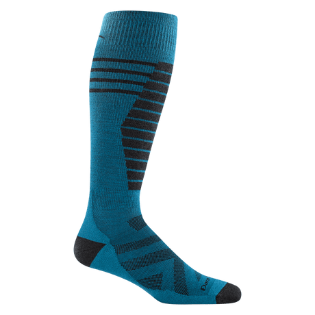 Darn Tough Mens Edge Over-the-Calf Midweight Ski & Snowboard Socks - Clearance  -  Medium / Cascade