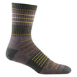 Darn Tough Mens Highline Micro Crew Midweight Socks  -  X-Large / Taupe