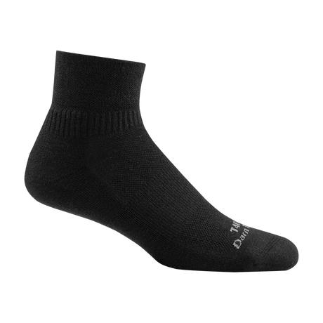 Darn Tough Quarter Midweight Tactical Socks with Cushion  -  X-Small / Black