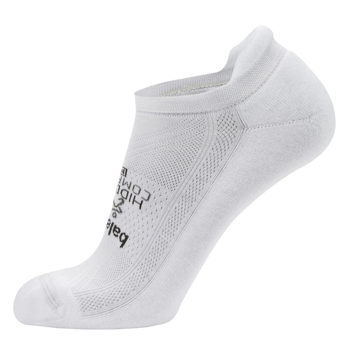 Balega Hidden Comfort No Show Tab Socks - Small / White