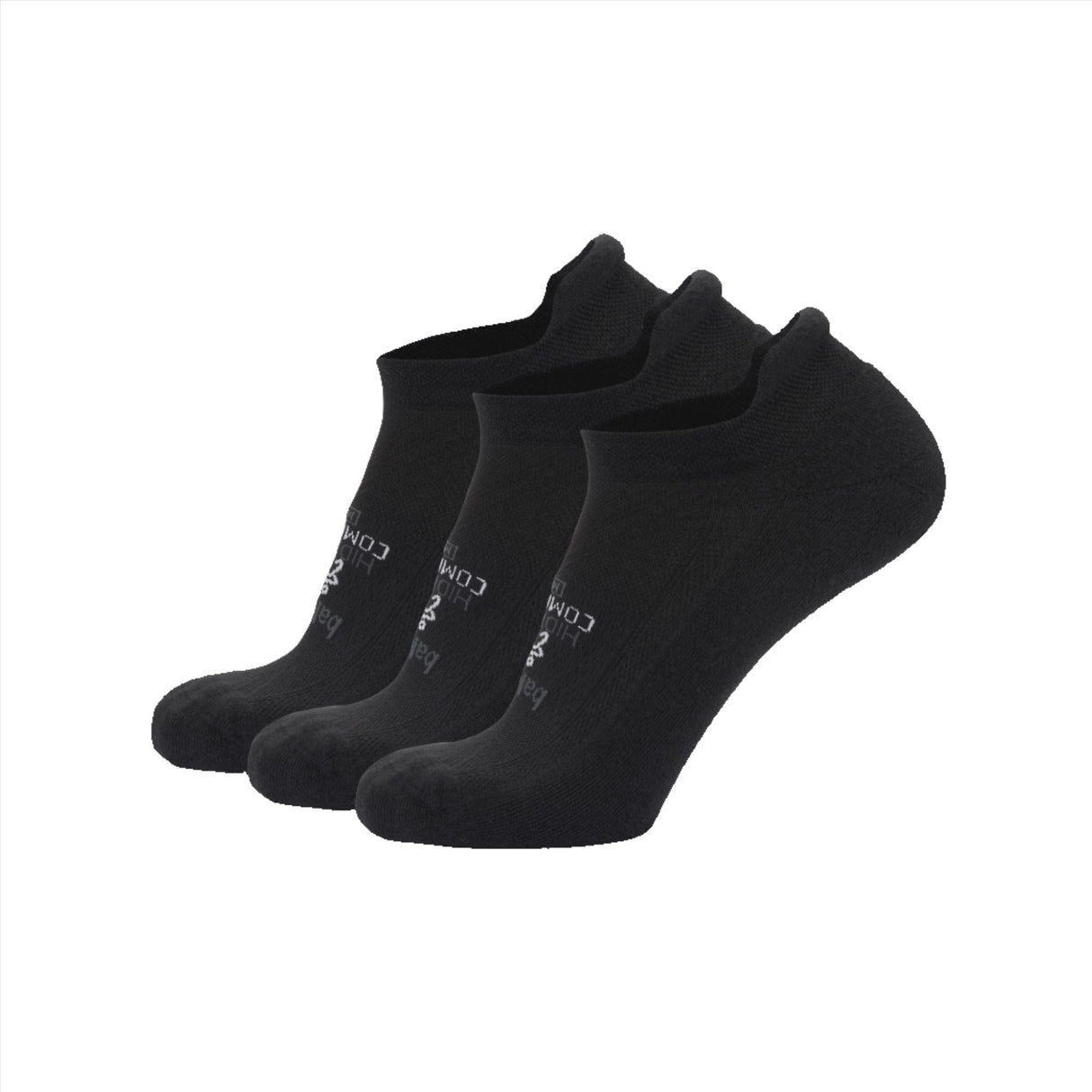 Balega Hidden Comfort No Show Tab 3-Pack Socks - Small / Black