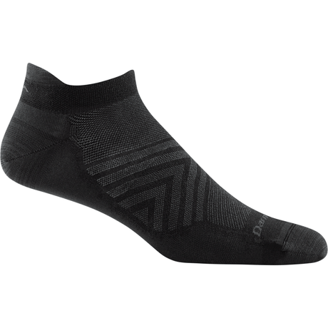 Darn Tough Mens Run No Show Tab No Cushion Ultra-Lightweight Running Socks  -  Medium / Black