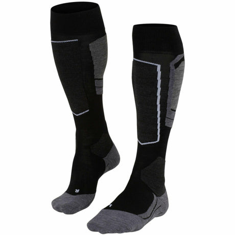 FALKE Womens SK4 Skiing Knee High Socks  -  35-36 / Black Mix