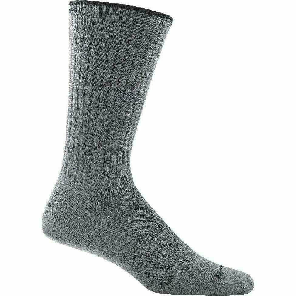 Darn Tough Mens The Standard Mid-Calf No Cushion Lightweight Lifestyle Socks  -  Medium / Medium Gray