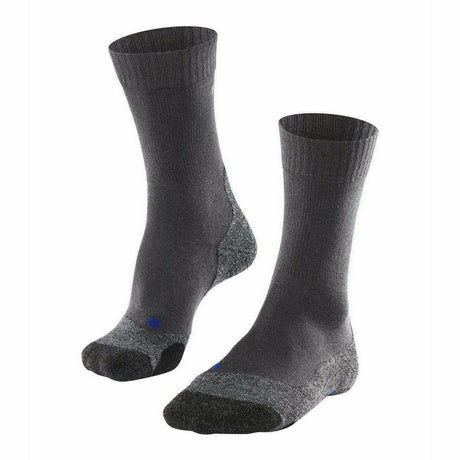 FALKE Womens TK2 Explore Cool Trekking Crew Socks  -  35-36 / Asphalt Mel