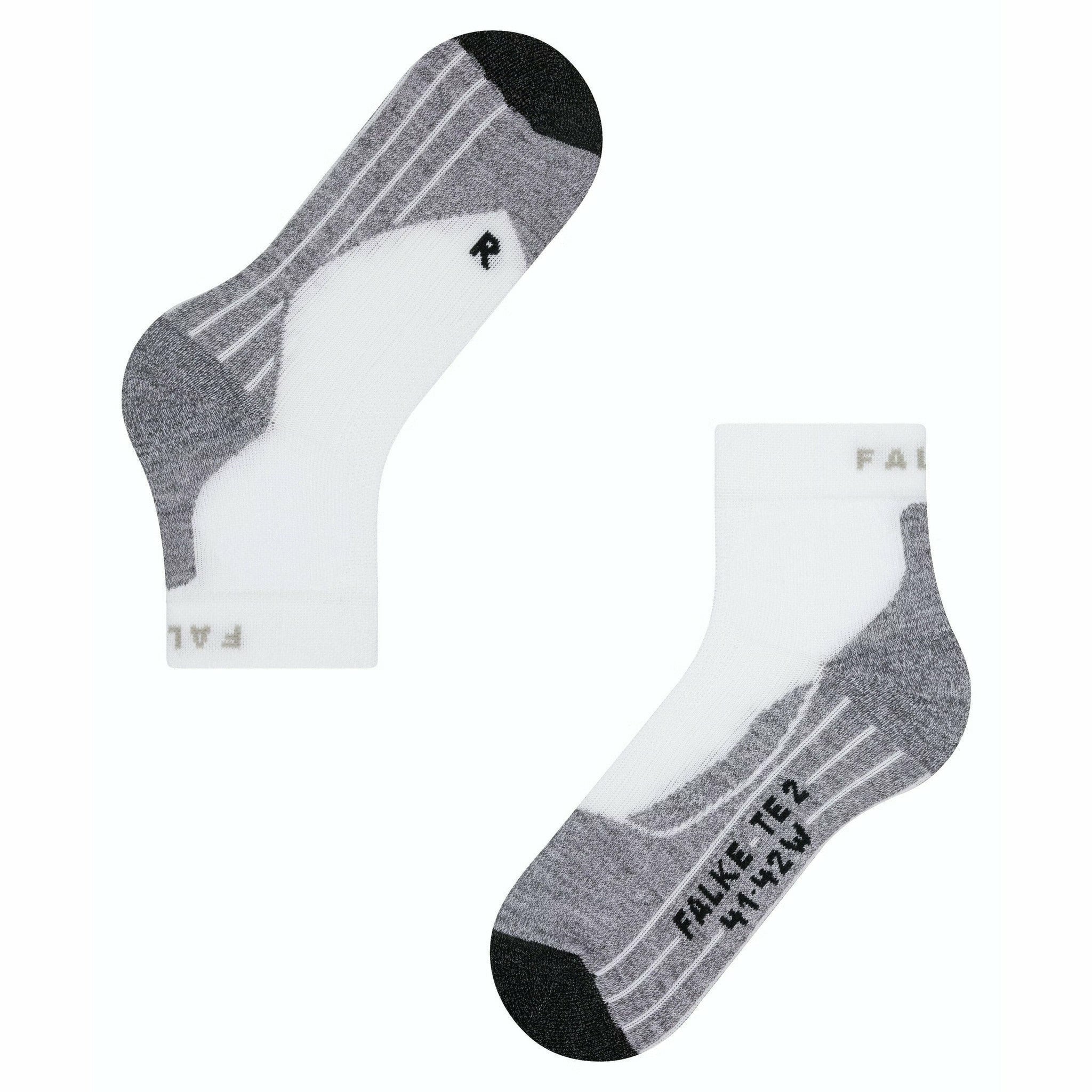 FALKE Womens TE2 Short Tennis Socks  -