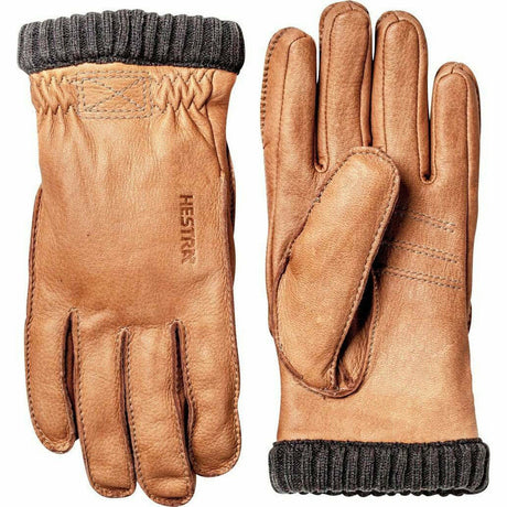 Hestra Deerskin PrimaLoft Ribbed Gloves  -  7 / Cork