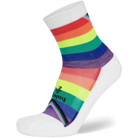 Balega Hidden Comfort Pride Crew Socks - Clearance  -  Small / Rainbow
