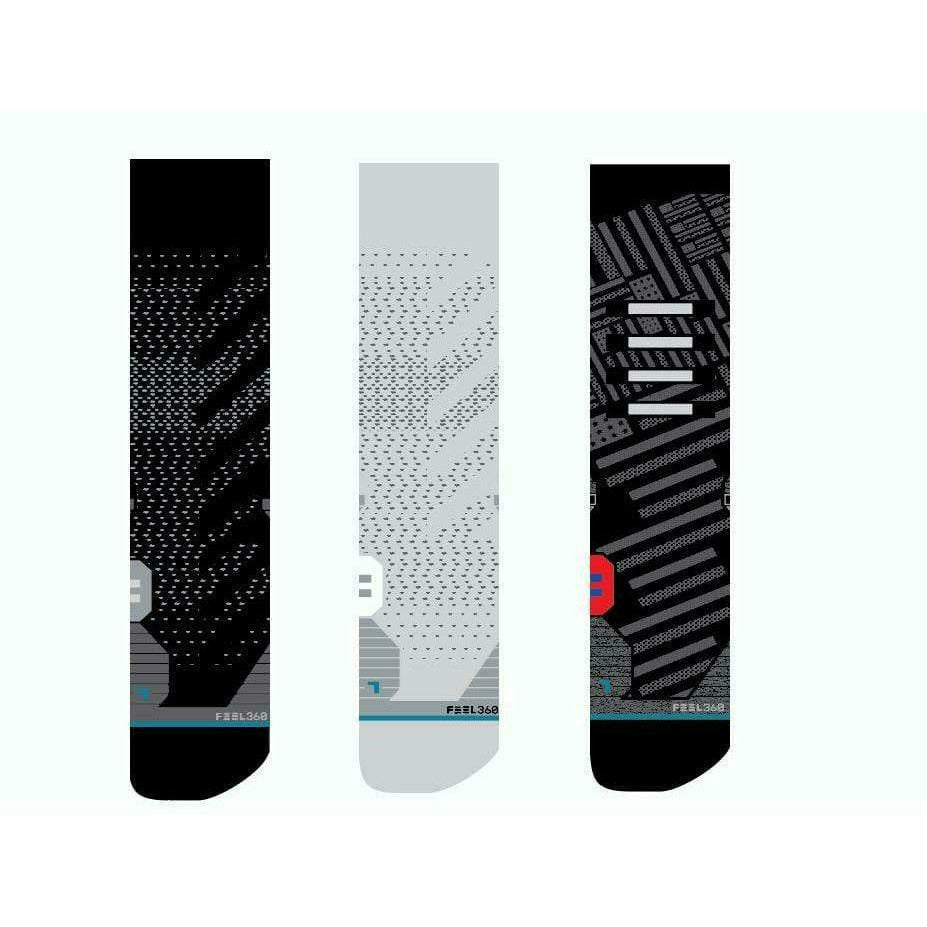 Stance Run Crew ST 3-Pack Socks  -  Medium / Multi