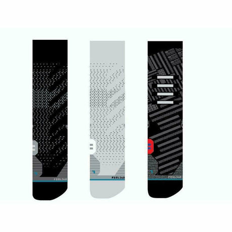 Stance Run Crew ST 3-Pack Socks  -  Medium / Multi