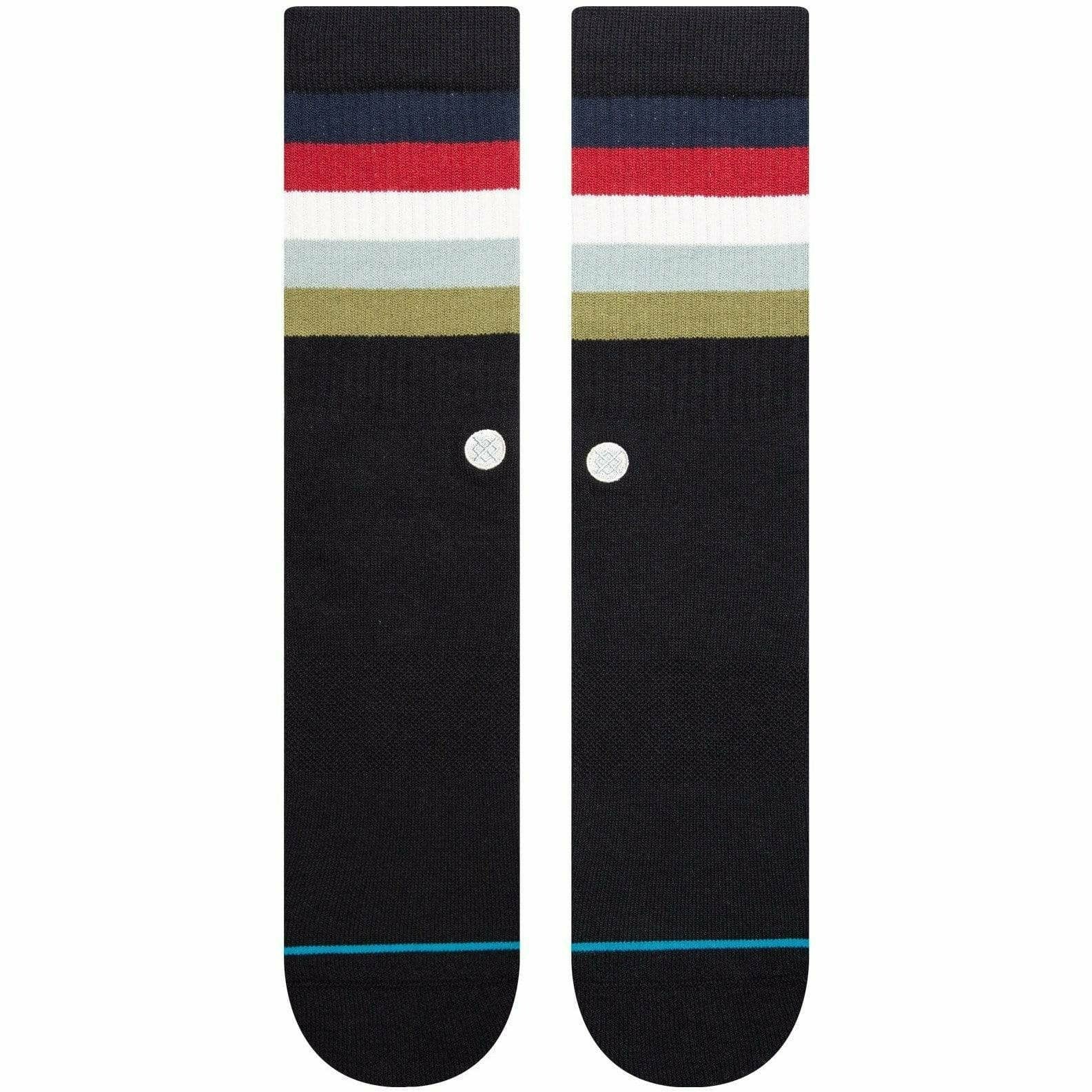 Stance Mens Maliboo Crew Socks  -  Large / Black Fade