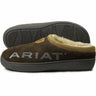 Ariat Mens Suede Clog Slippers with Ariat Logo  -  M8 / Chocolate