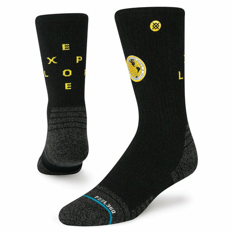 Stance Exploration Crew Socks  -  Medium / Black