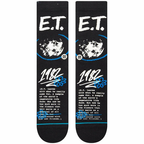 Stance Extra Terrestrial Crew Socks  -  Medium / Black