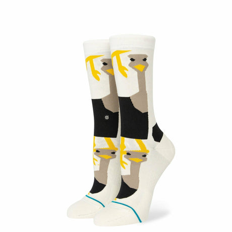 Stance Womens Pepper The Ostrich Crew Socks  -  Medium / Off White