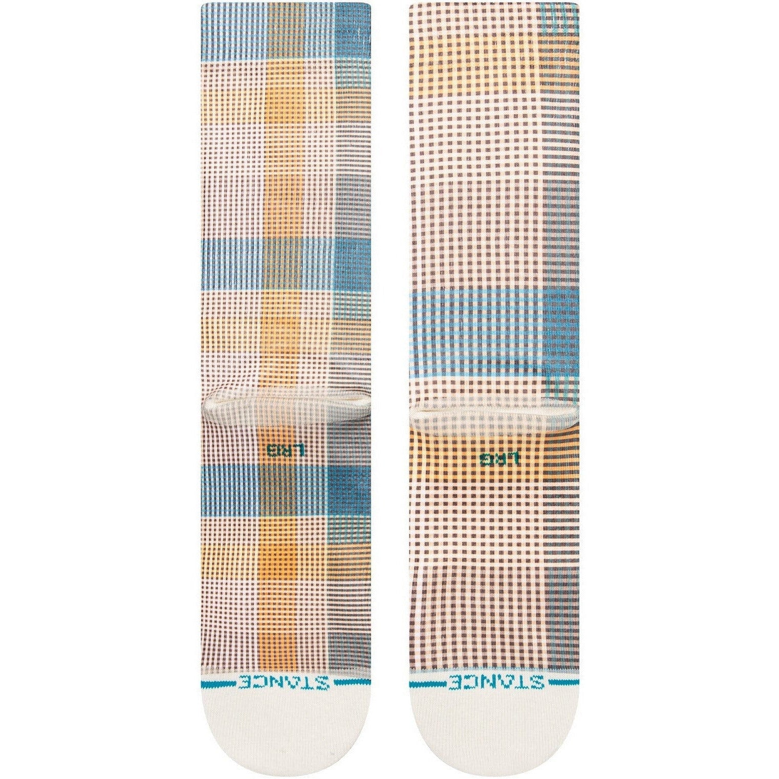 Stance Tartan Casual Crew Socks  -