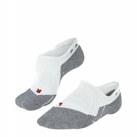 FALKE Womens RU3 Comfort Invisible Running No Show Socks  -  35-36 / White Mix