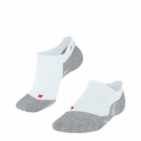 FALKE Mens RU3 Comfort Invisible Running No Show Socks  -  39-41 / White Mix