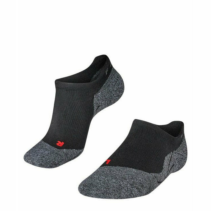 FALKE Mens RU3 Comfort Invisible Running No Show Socks - 39-41 / Black Mix