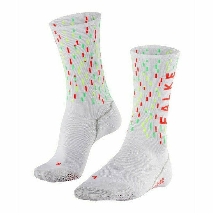 FALKE Unisex BC Impulse Biking Socks - 37-38 / White