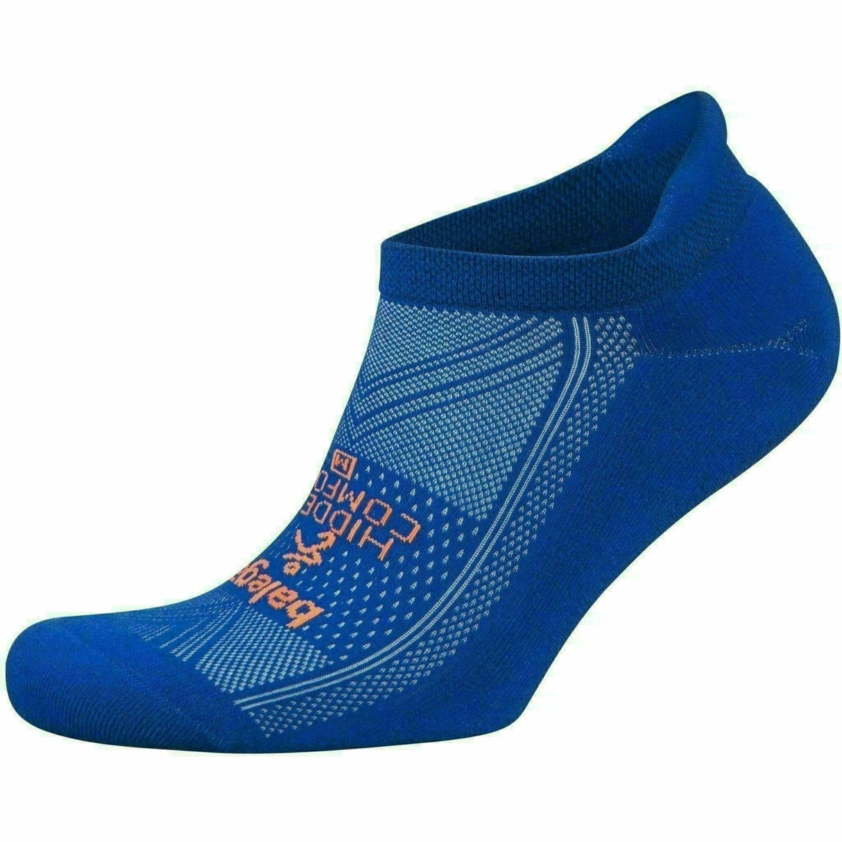 Balega Hidden Comfort No Show Tab Socks - Small / Neon Blue