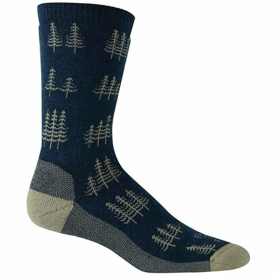Farm to Feet Mens Cokeville Medium Cushion Socks  -  Medium / Denim Blue