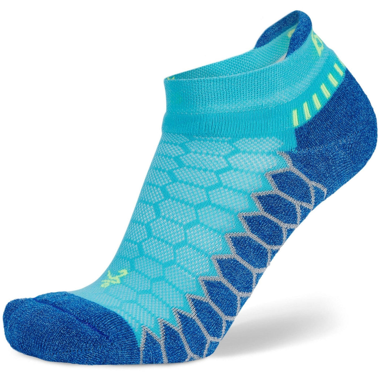 Balega Silver No Show Tab Socks - Small / Cobalt