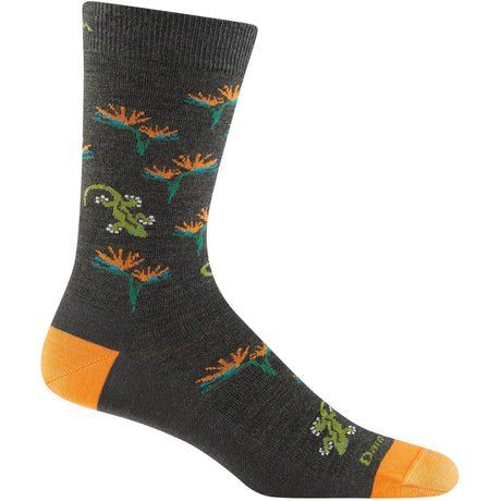 Darn Tough Mens Paradise Crew Lightweight Lifestyle Socks - Clearance  -  X-Large / Forest