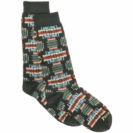 Pendleton Chief Joseph Crew Socks  -  Medium / Black