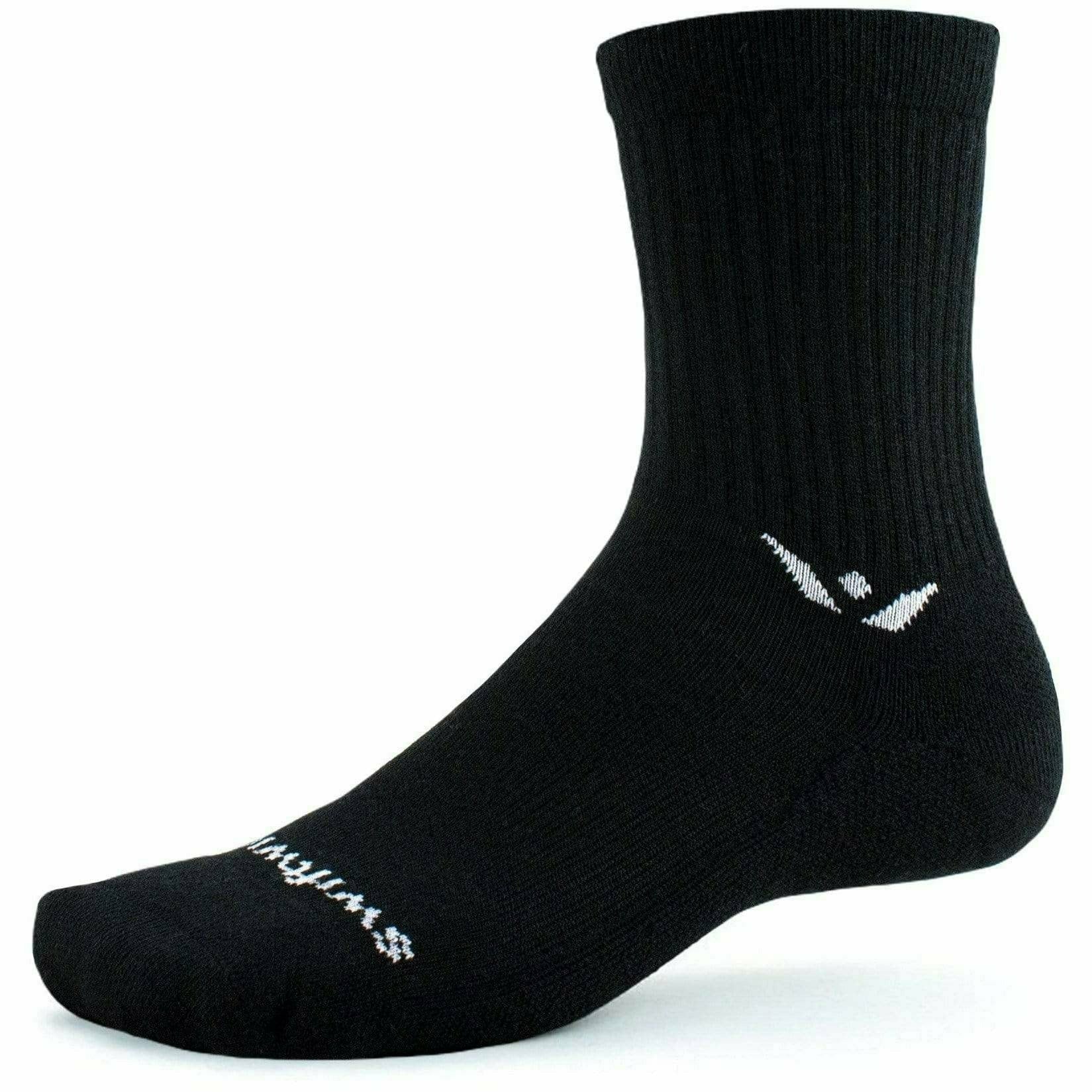 Swiftwick Pursuit Six Light Hike Socks  -  Small / Black