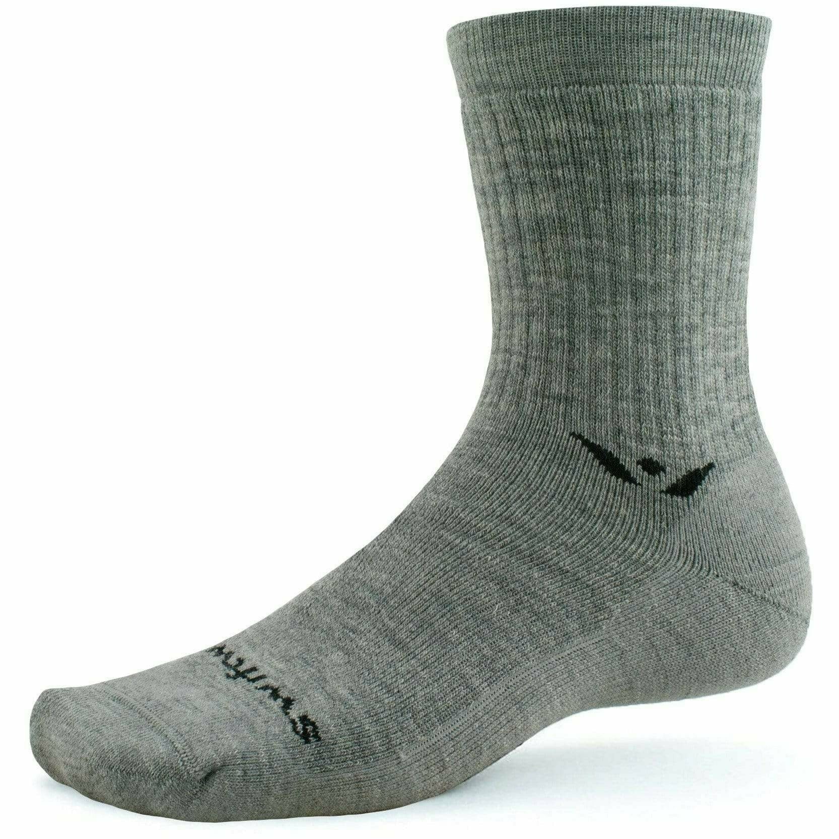 Swiftwick Pursuit Six Light Hike Socks  -  Small / Heather