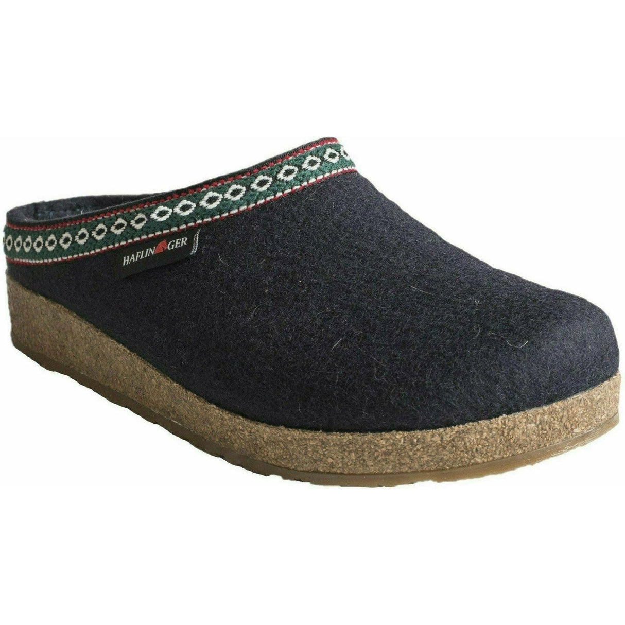 Haflinger GZ Classic Grizzly Clogs  -  36 / Navy