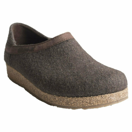 Haflinger GZH Wool Clogs  -  36 / Smokey Brown