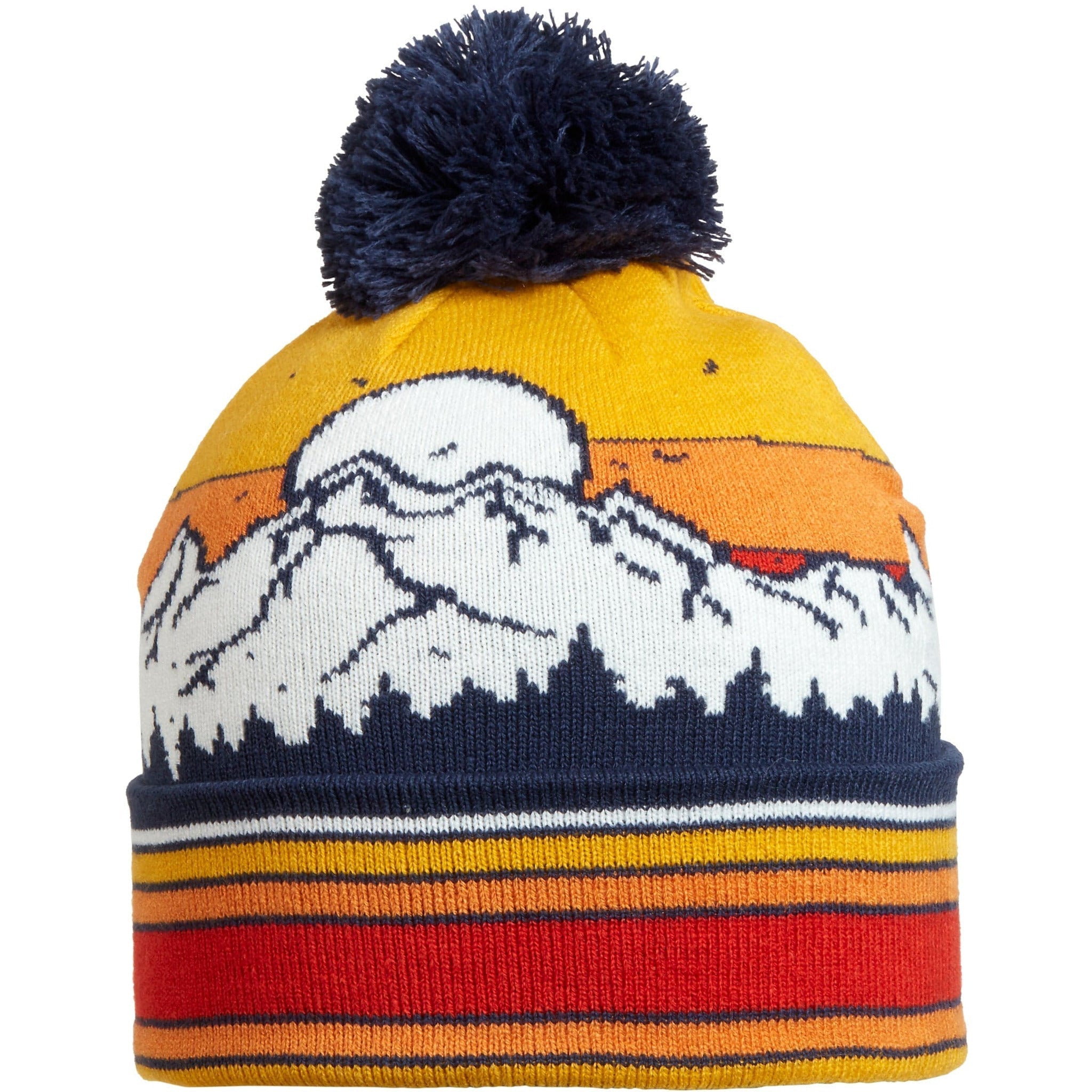Turtle Fur Vista Pom Beanie  -  One Size Fits Most / Navy
