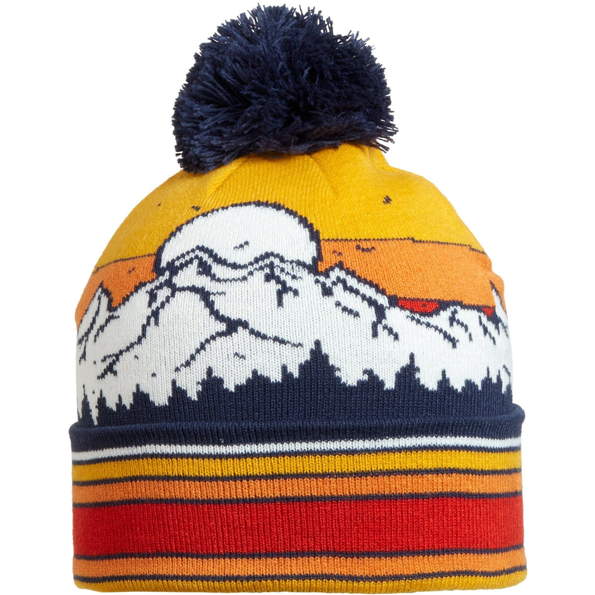 Turtle Fur Vista Pom Beanie  -  One Size Fits Most / Navy