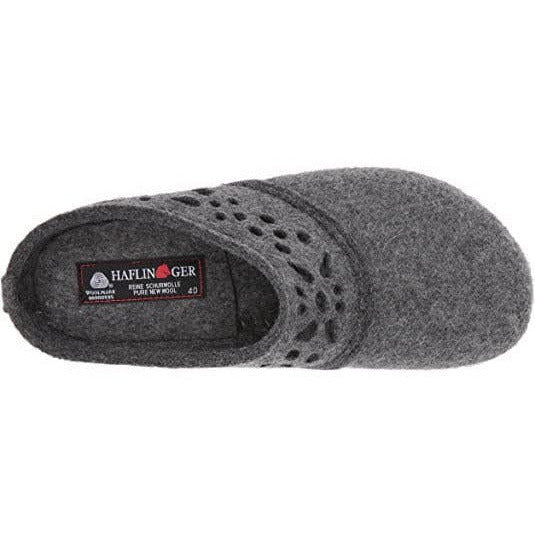Haflinger Womens Lacey Wool Clogs  -