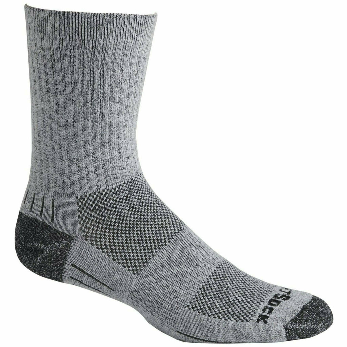 Wrightsock Double-Layer ECO Hike Crew Socks  -  Small / Light Gray