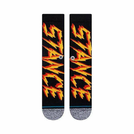 Stance Electrified Crew Socks  -  Medium / Black