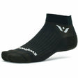 Swiftwick Aspire One Ankle Socks  -  Small / Black