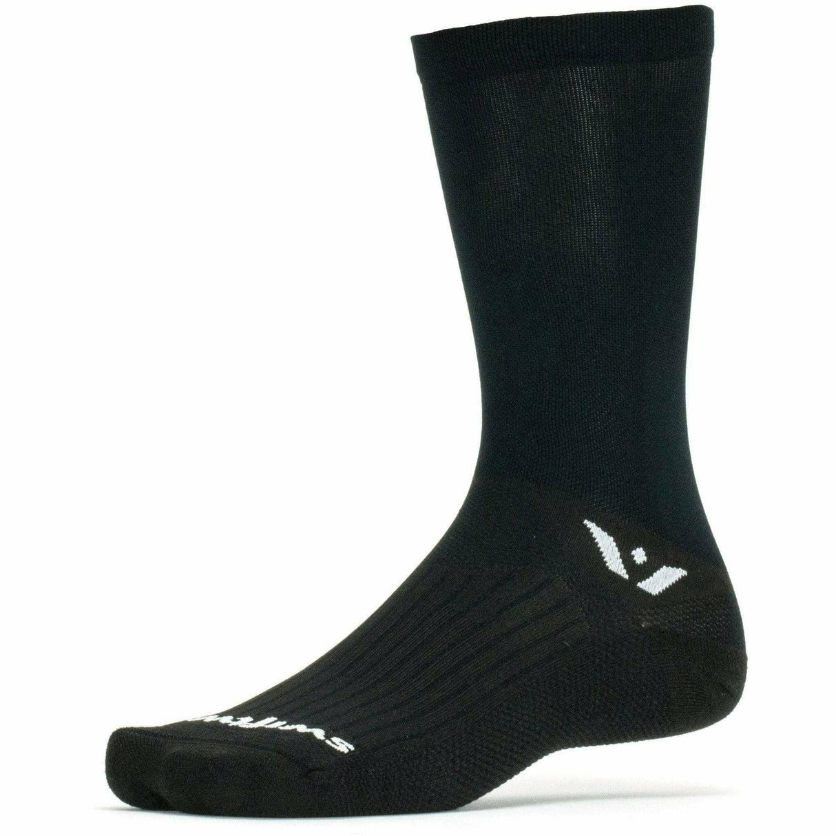 Swiftwick Aspire Seven Crew Socks - Small / Black