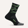 Feetures Elite Ultra Light Mini Crew Socks  -  Medium / Rogue Black