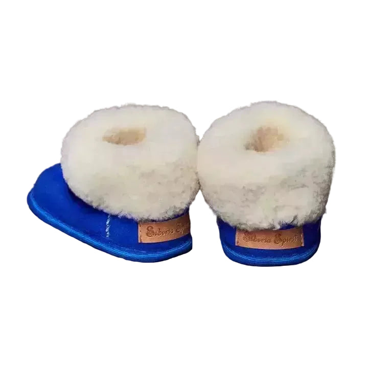 Siberia Spirit Kids Royal Blue Booties -