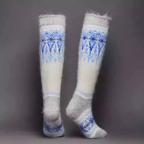 Siberia Spirit Enchanted Icicles Under-the-Knee Socks  -