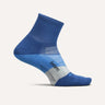 Feetures Elite Ultra Light Quarter Socks  -  X-Large / Buckle Up Blue