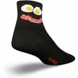 SockGuy Breakfast Classic 3 Inch Crew Socks  -  Small/Medium