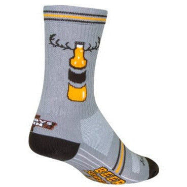 SockGuy Beer Season Performance Crew Socks  -  Small/Medium